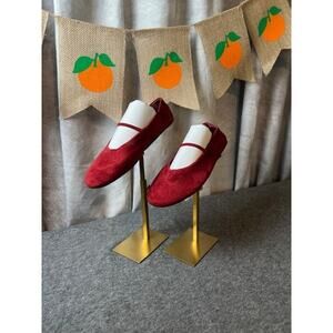 Jeffrey Campbell Burgundy Suede Loafers